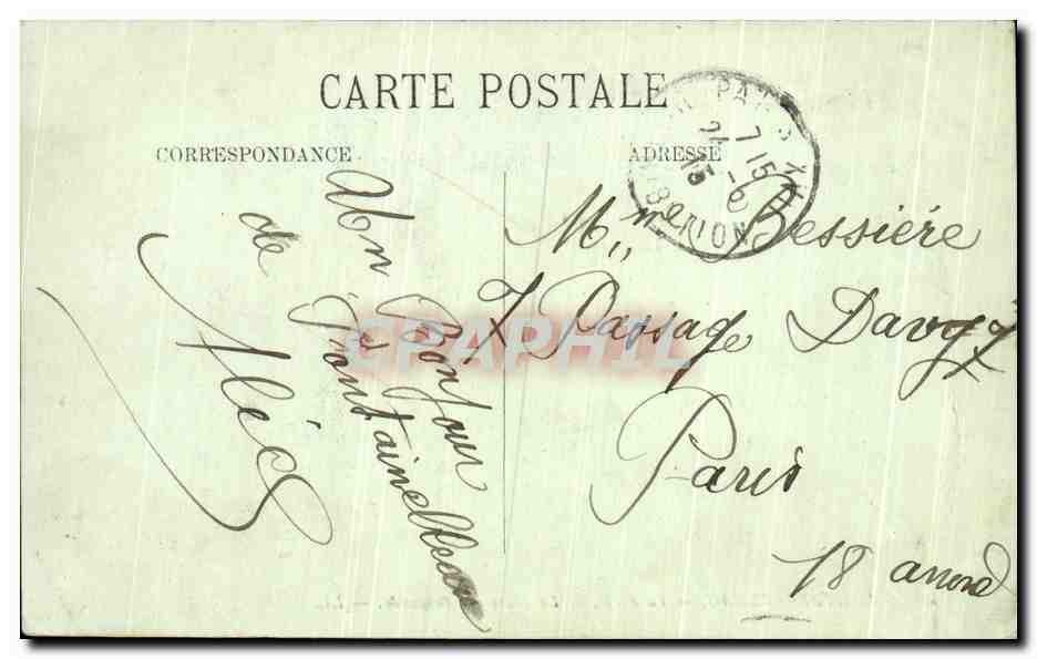 Fontainebleau — La Foresta — La Mare des Brigands — LL. n° 427 — Reverso