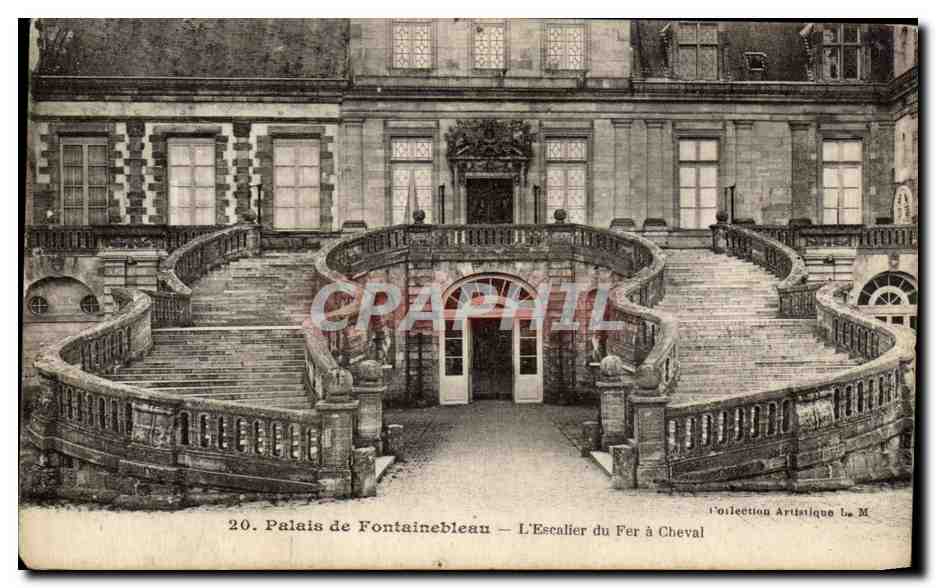 Palacio de Fontainebleau — La Escalera del Caballo — Colección Artística La M