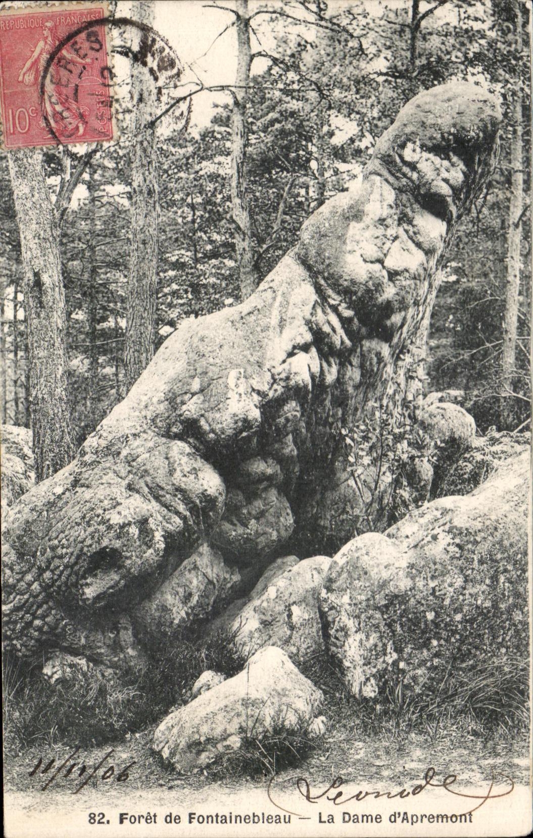 Bosque de Fontainebleau — La Señora de Apremont — Levnide