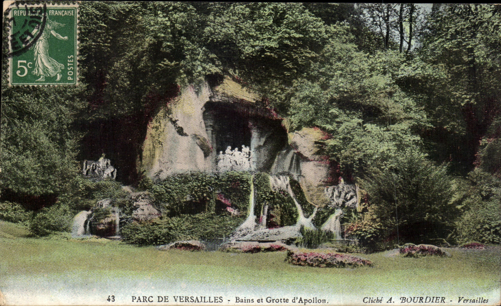 CPA Parc De Versailles Bains et Grotte d'Apollon