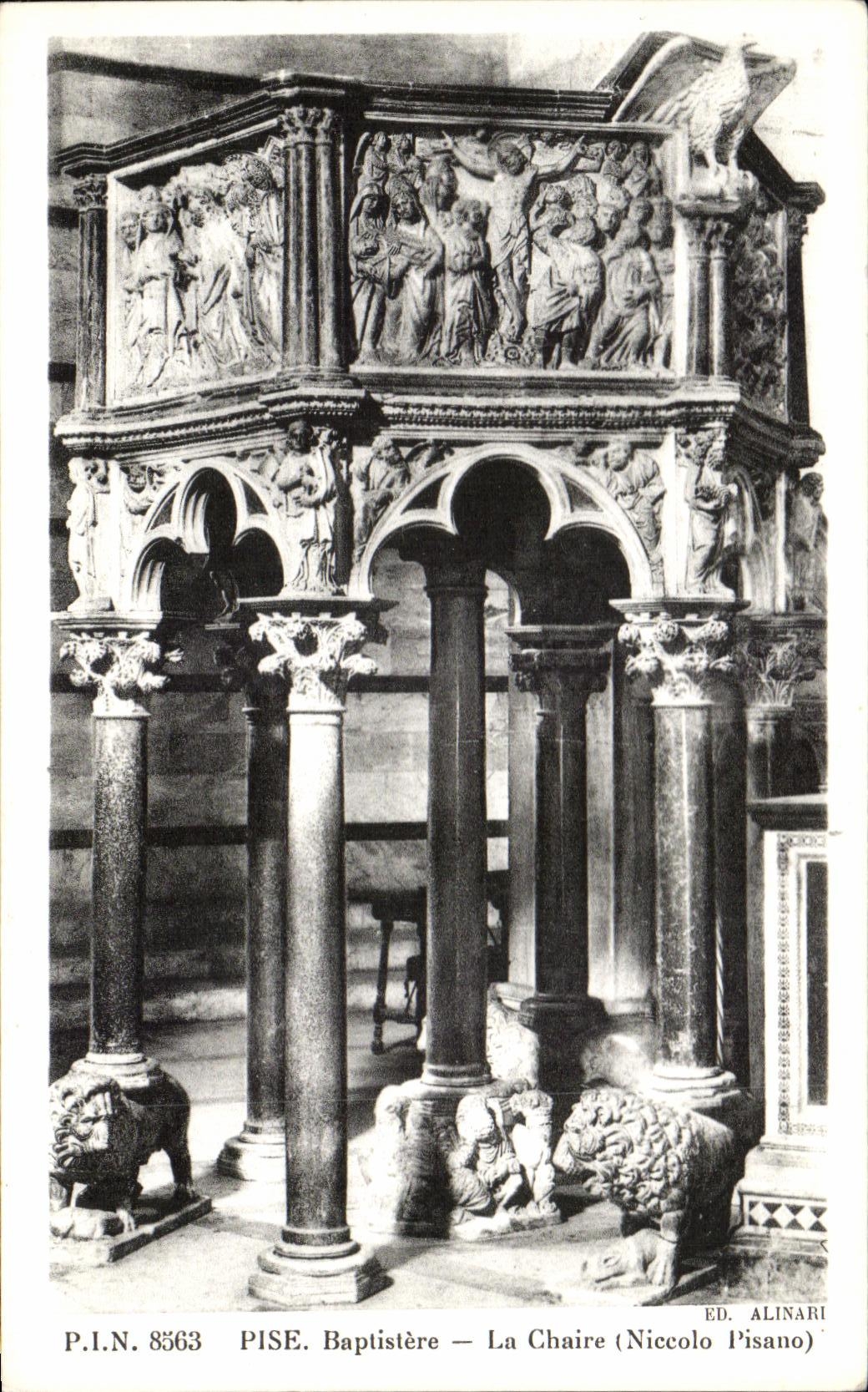 CPA Pise Baptistere La Chaire