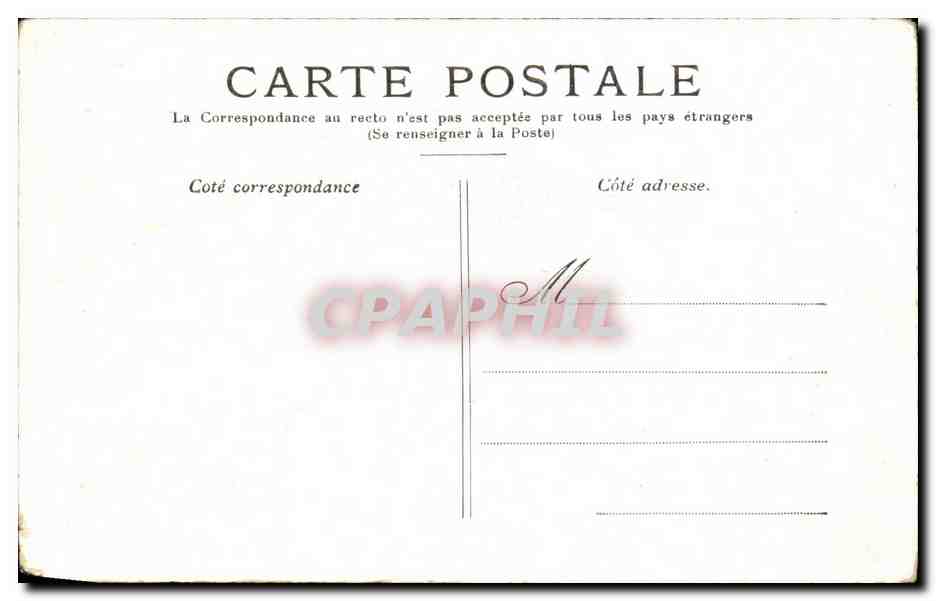 CPA Paris La Madeleine — Rückseite