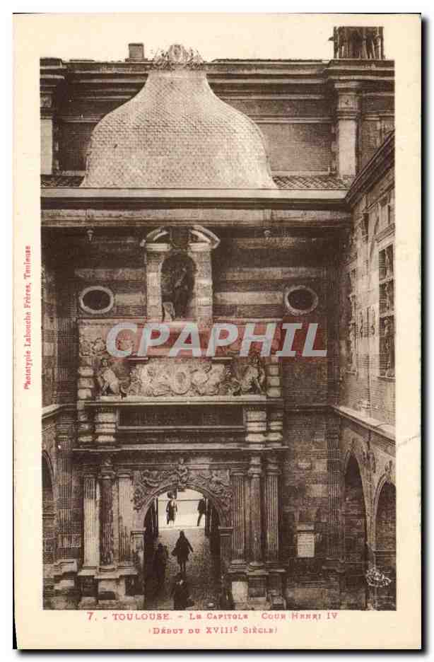 CPA Toulouse Le Capitole Cour Henri IV 