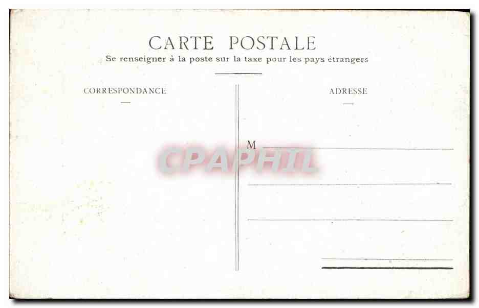 CPA Femme — Rückseite