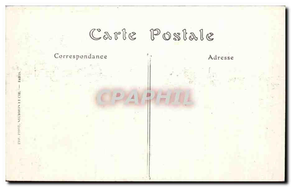CPA Reims Le Square Colbert — Verso