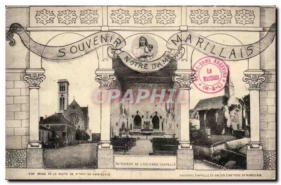 CPA Souvenir Notre Dame du Marillais