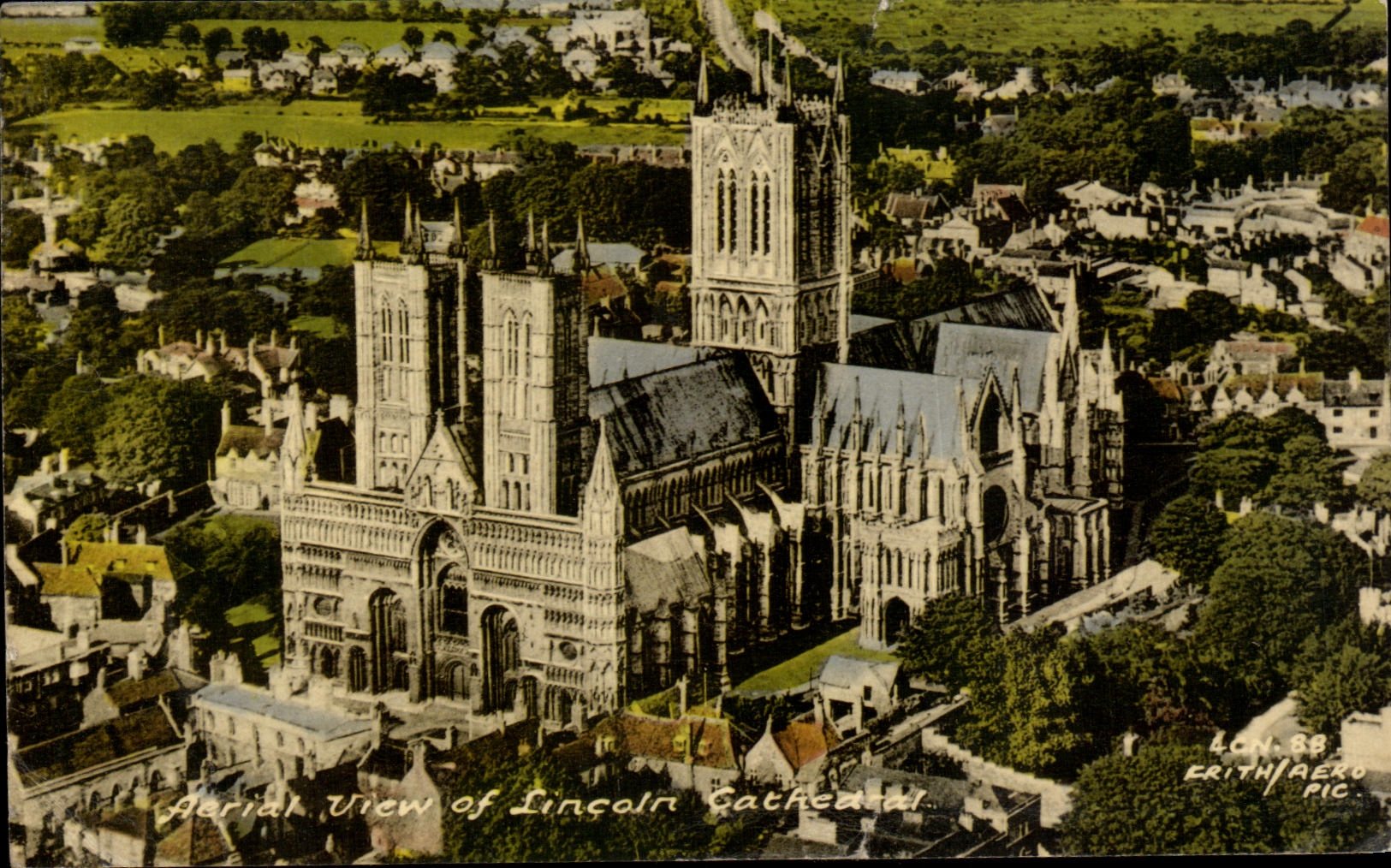 CPSM lincoln cathedral