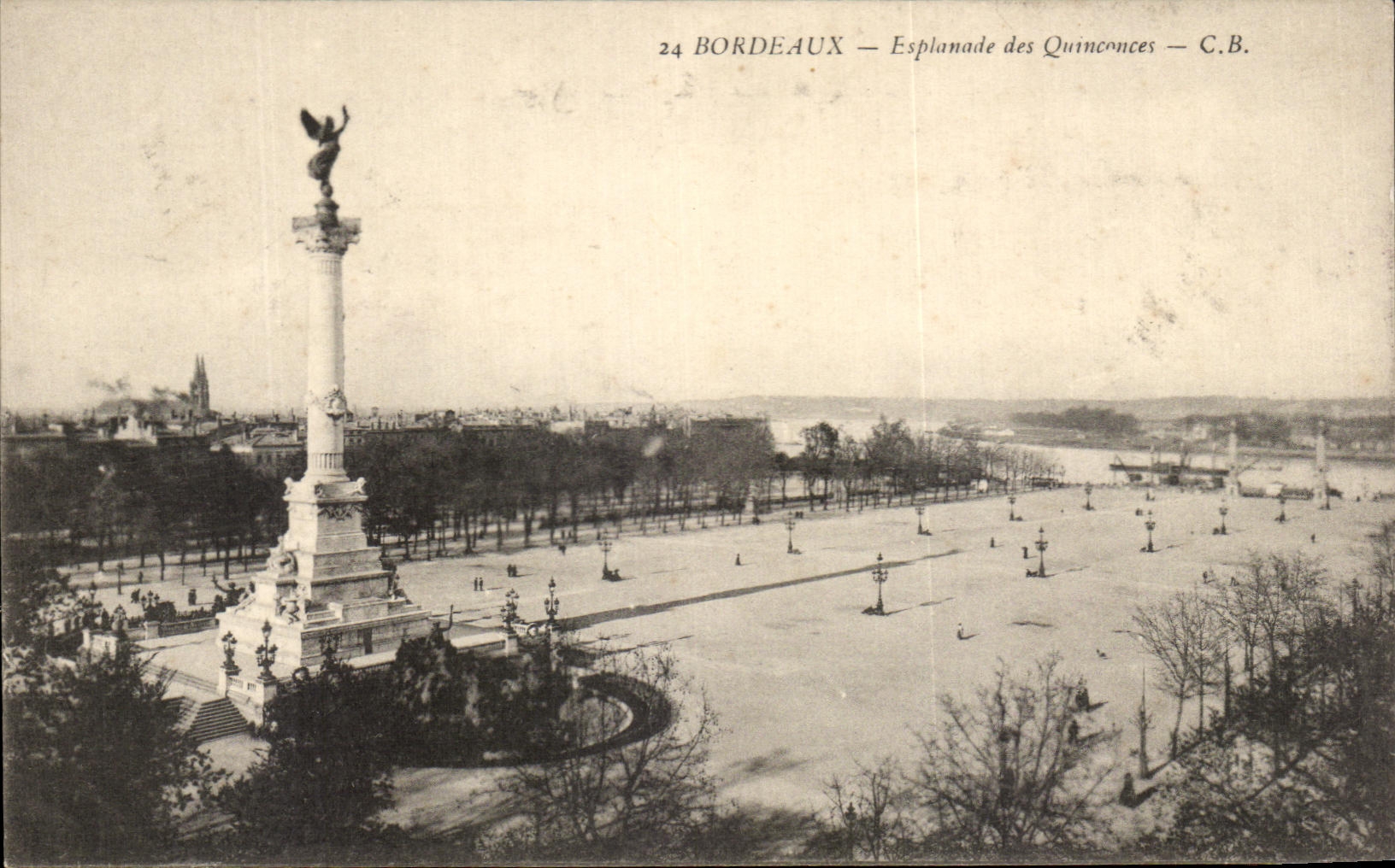 CPA Bordeaux Esplanade des Quinconces