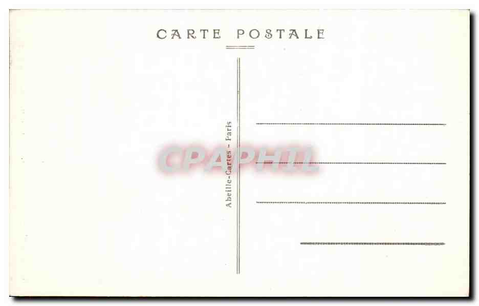 CPA Poissy Eglise Notre Dame Fonts Baptismaux de Saint Louis — Back