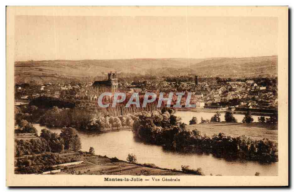 CPA Mantes La jolie Vue Generale