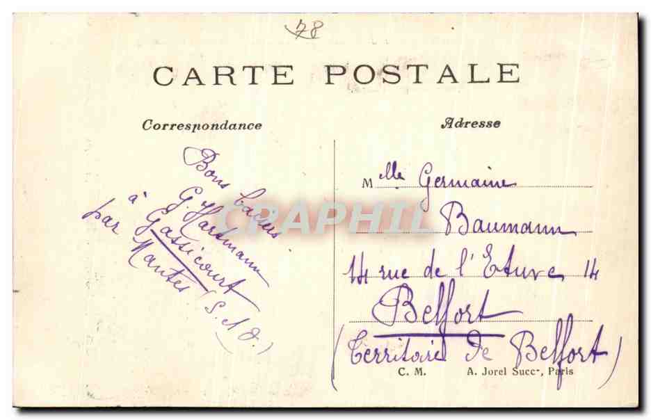 MANTES-la-JOLIE — Le Pont et le Panorama de Limay — C. M. — Reverso
