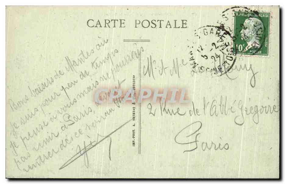 Mantes — Un coin de la Seine — Collection Trompier — Rückseite