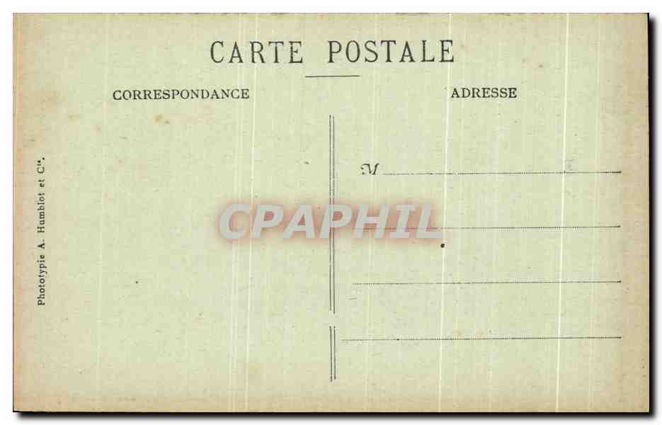 CPA Nancy Palais Ducal Le Portail — Rückseite