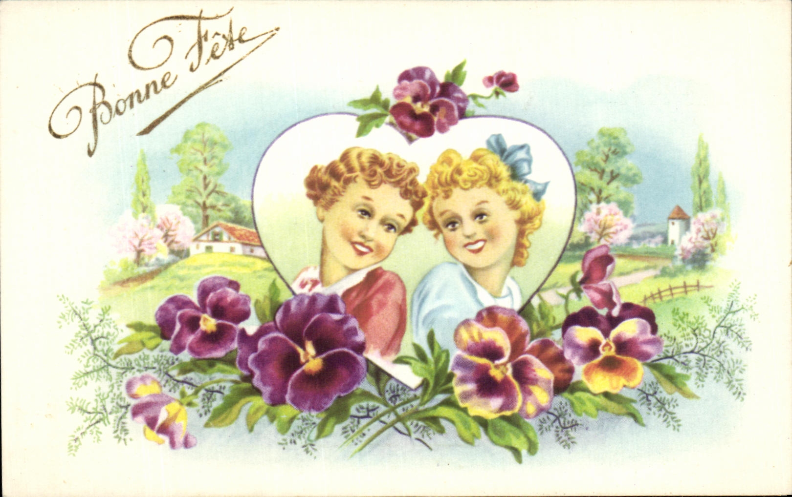 CPA Bonne Fete Enfants
