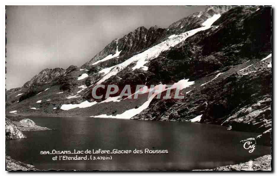 Oisans — Lac de Lafare et l’Étendard (3.470m) — Glacier des Rousses — Édition « La Cigogne »