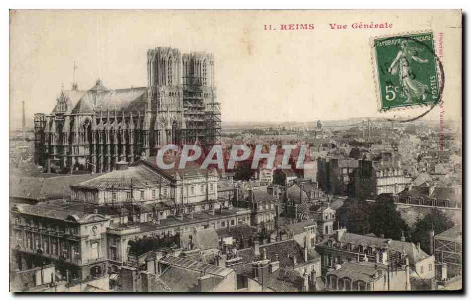 CPA Reims Vue Generale