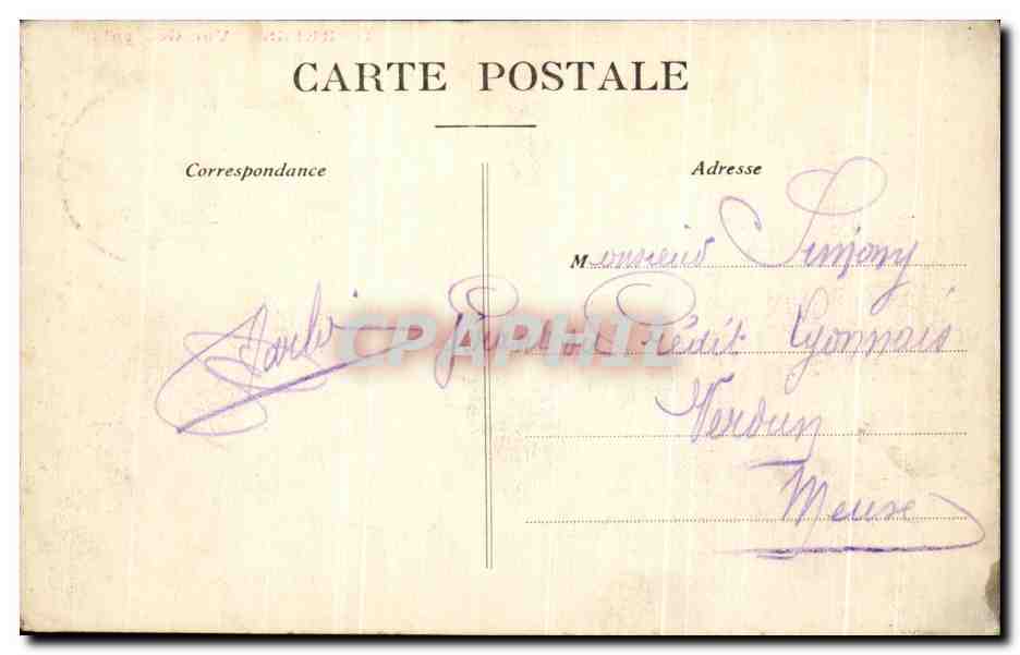 CPA Reims Vue Generale — Verso