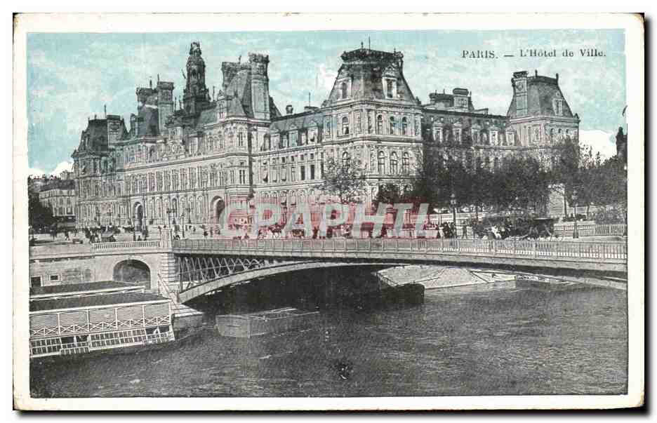 CPA Pars l'Hotel De Ville