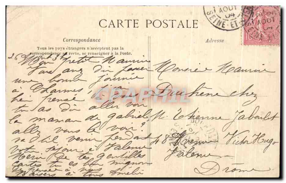 CPA Environs De Dourdan Chateau De Rochefort En Yvelines — Rückseite