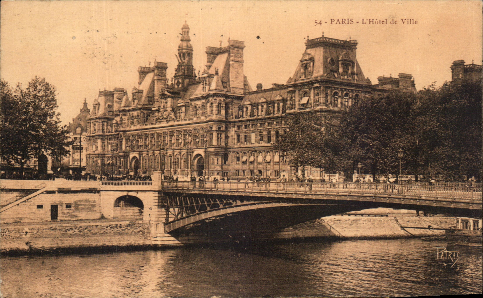 CPA Paris l'Hotel De Ville
