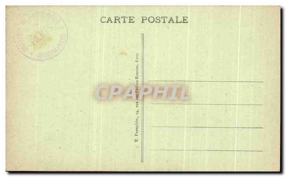 CPA Paris Funiculaire Et Basilique Du Sacre Coeur de Montmartre — Rückseite