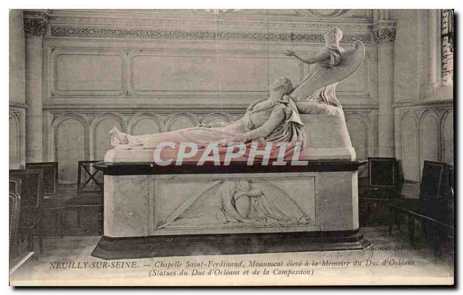 CPA Neuilly Sur Selne Chapelle Saint Ferdinand Monument eleve a la memoire du duc d'orleans 
