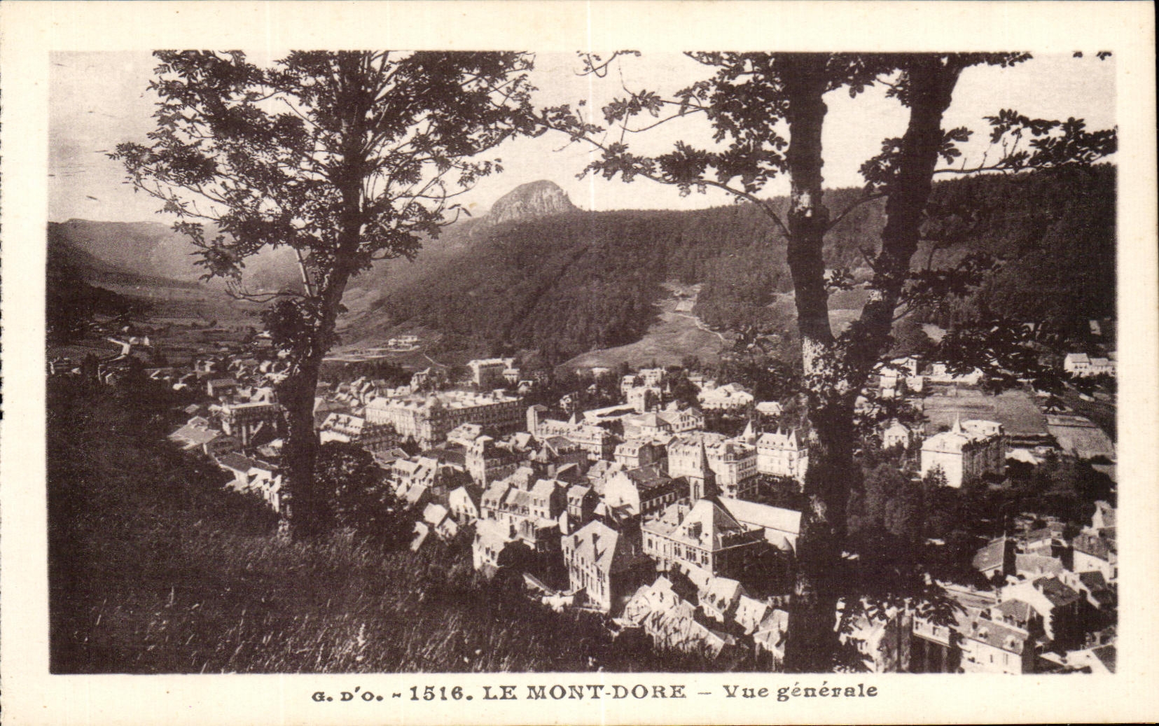 CPA Le Mont Dore Vue Generale