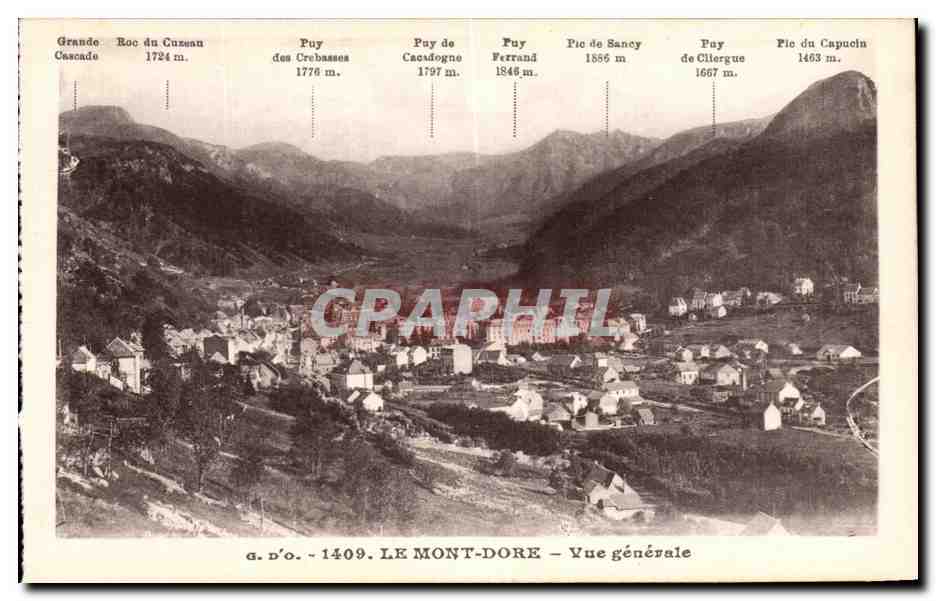 CPA Le Mont Dore Vue Generale