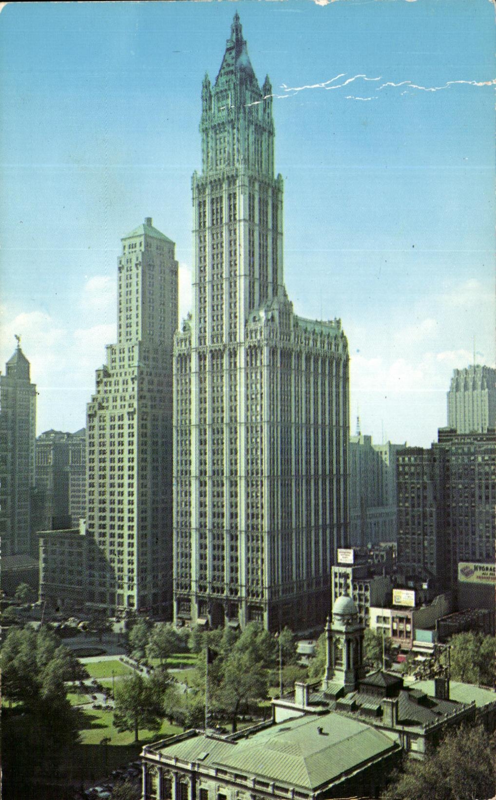 CPA Woolworth Building With City Hall In Foregound