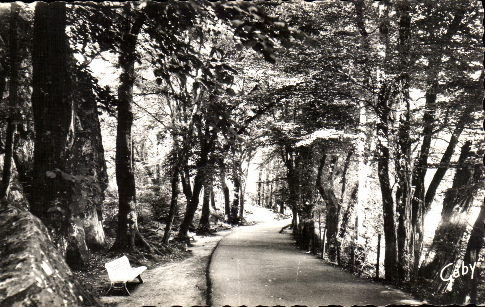 Allée du Dante — Station thermale de Bagnoles-de-l'Orne — Éditions Gaby, Nantes