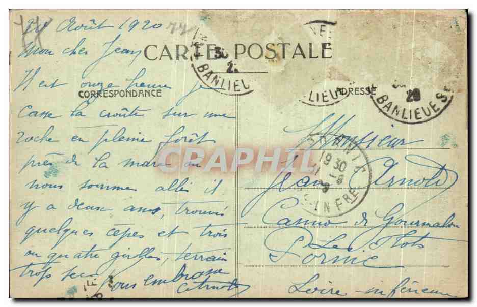 Bosque de Fontainebleau — Roche de Plutus (Mont Aigu) — Editor: 377 — Reverso