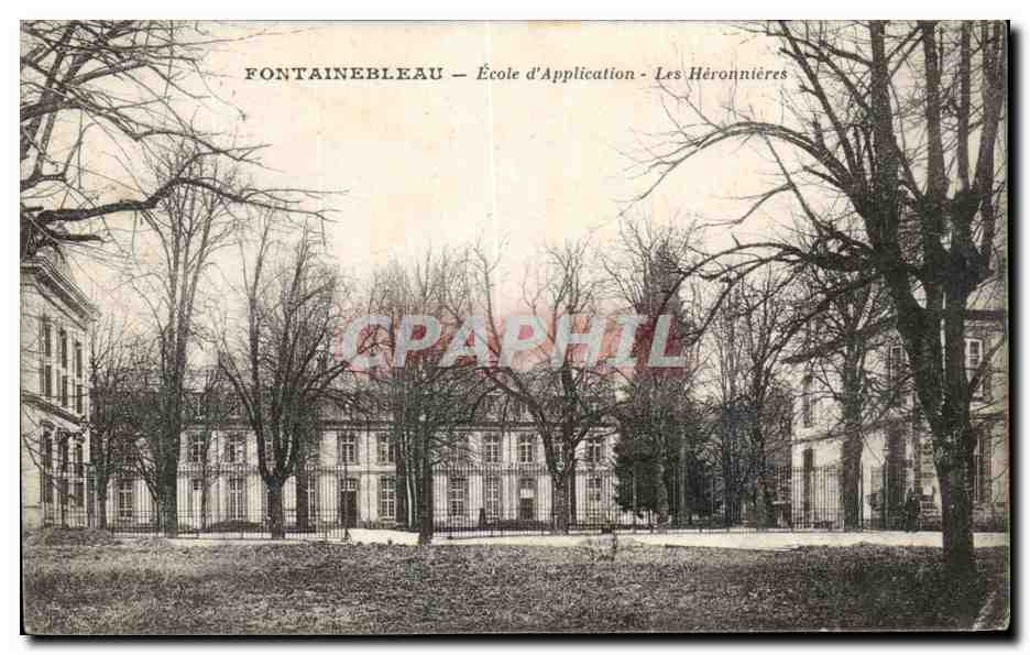 Fontainebleau — École d'Application - Les Héronnières