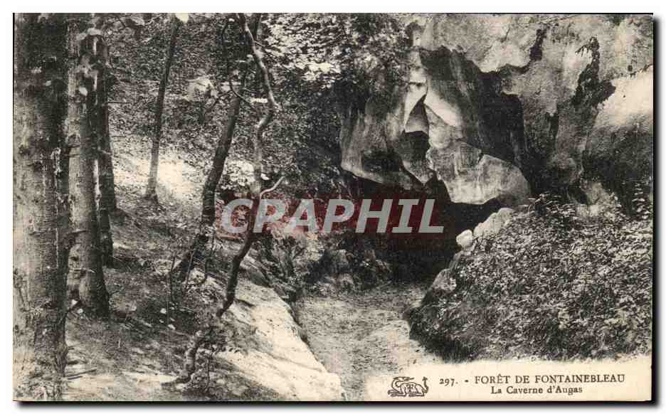 Forêt de Fontainebleau — Die Höhle von Augas — Verlag: Graphil, n° 297