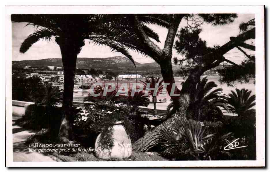 Bandol-sur-Mer — Vue générale prise du Beau Rivage — CPAPHIL