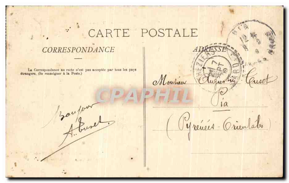 CPA Ancienne Abbaye de Saint Michel de Frigolet Par Gravesnon — Rückseite