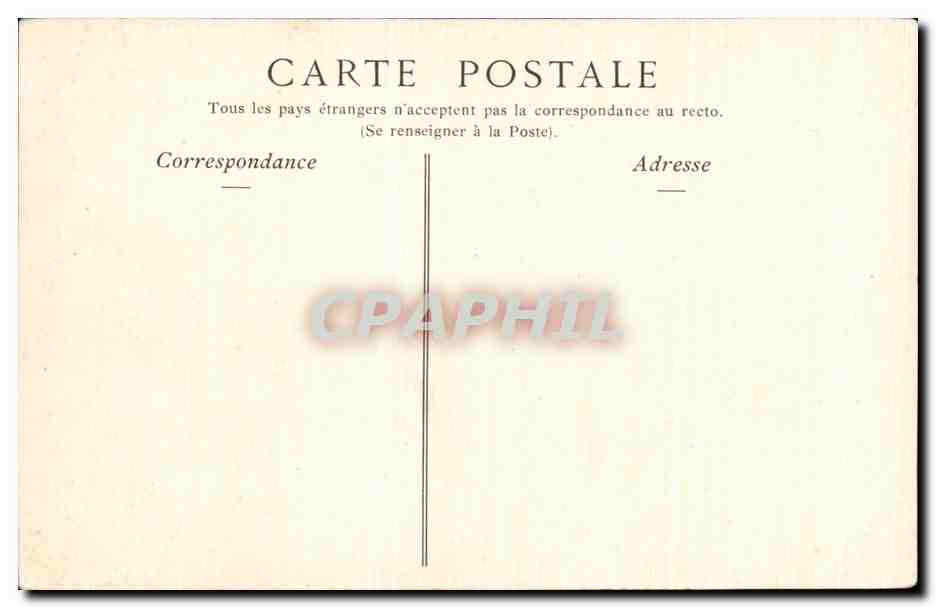 CPA Paris Sacre Coeur Montmartre — Rückseite