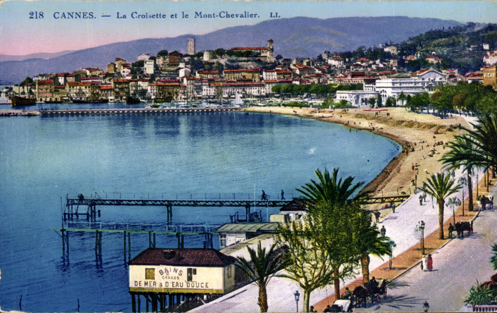 CPA Cannes La Croisette et le Mont Chevalier