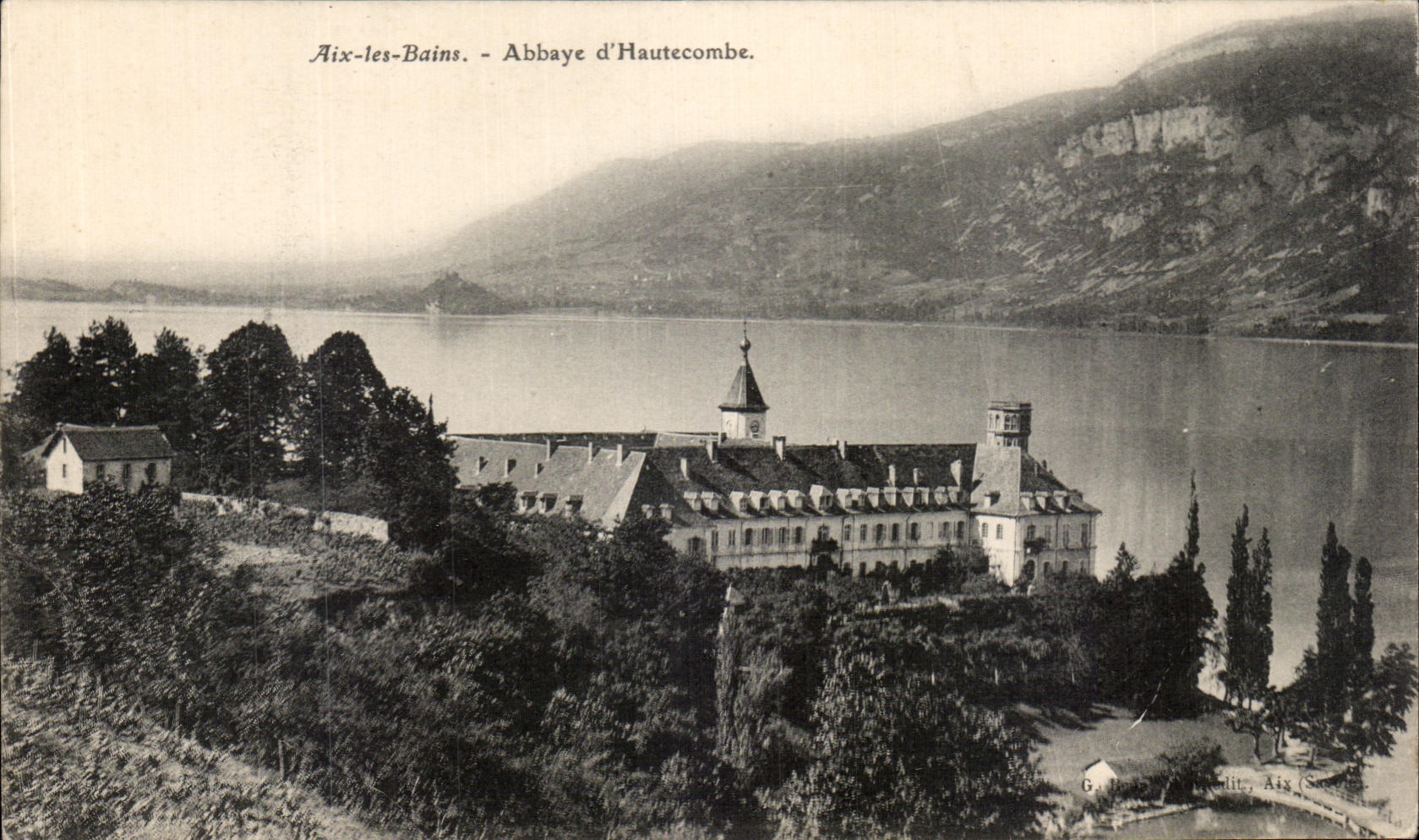 CPA Aix les bains Abbaye d'Hautecombe