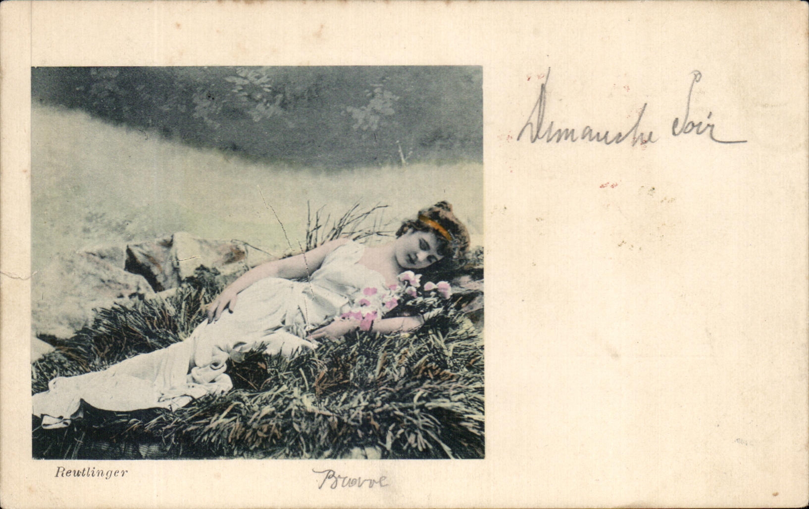 CPA Reutlinger Femme 