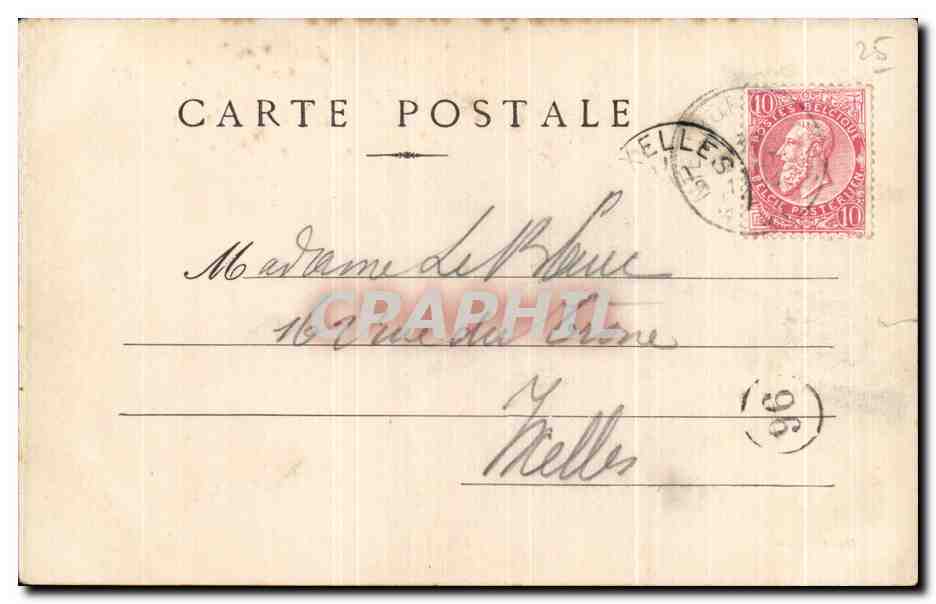 CPA Reutlinger Femme  — Verso