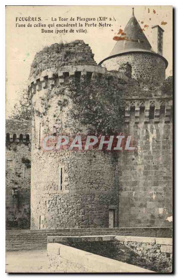 CPA Fougeres La Tour de Plesguen 