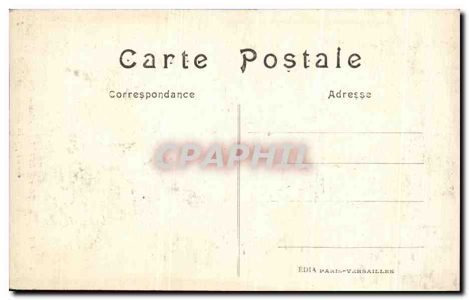 Adam et Ève — sculptures de la cathédrale de Reims — détruites par les Allemands en 1914 — LL. — Verso