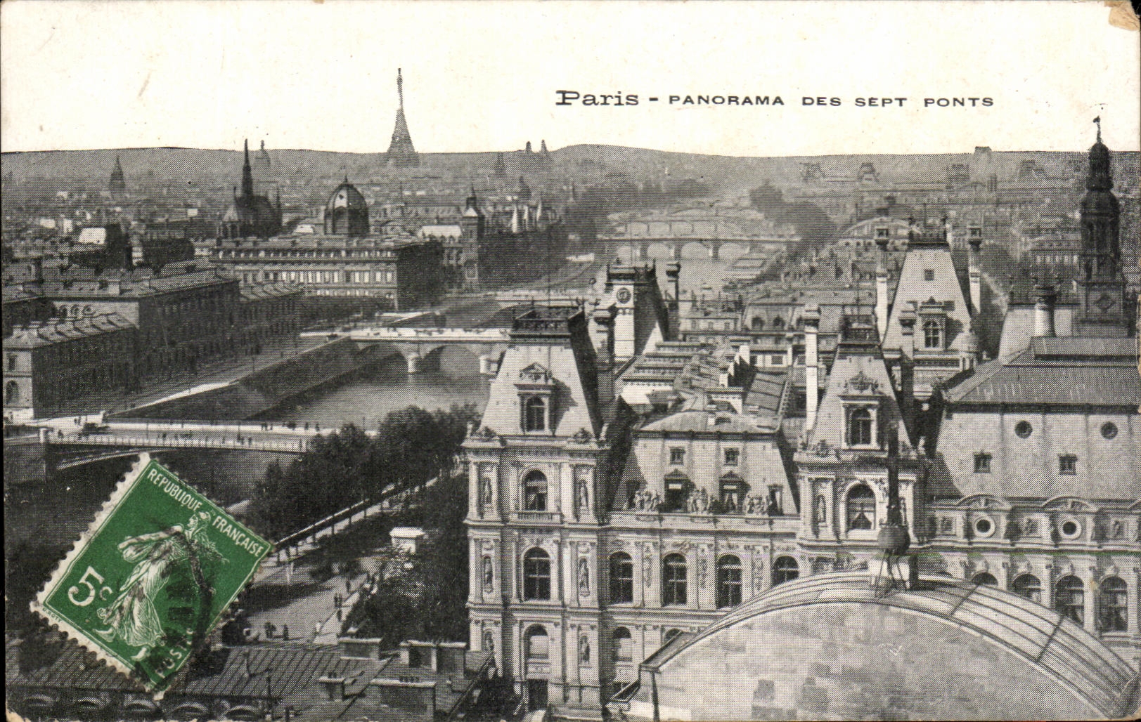 Paris - Panorama des Sept Ponts — éditeur inconnu, n° de série non visible