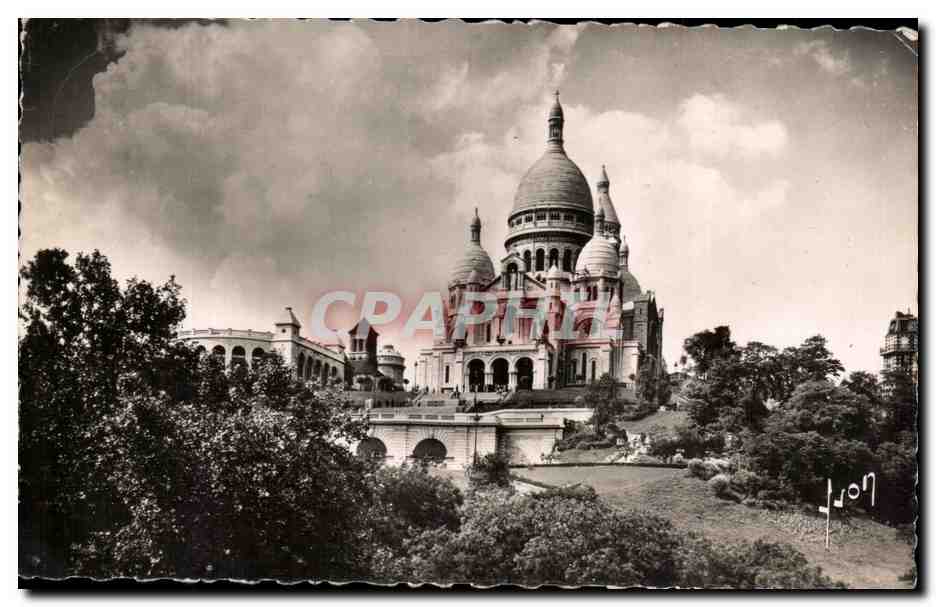 CPA Paris En Flanant Basilique Du Sacre Coeur De Montmartre