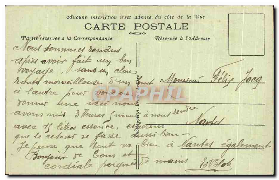 CPA Angers Le Jardin Du Mail Et Ses Magnifiques Massifs Fleuris — Rückseite