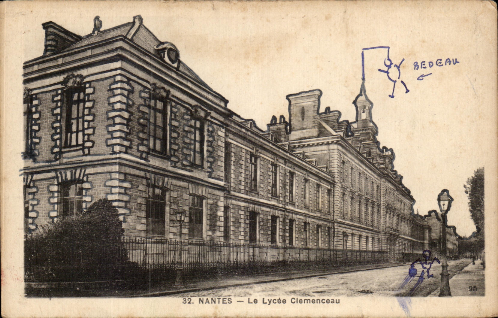 NANTES — Le Lycée Clemenceau — F. Chapeau, éditeur à Nantes