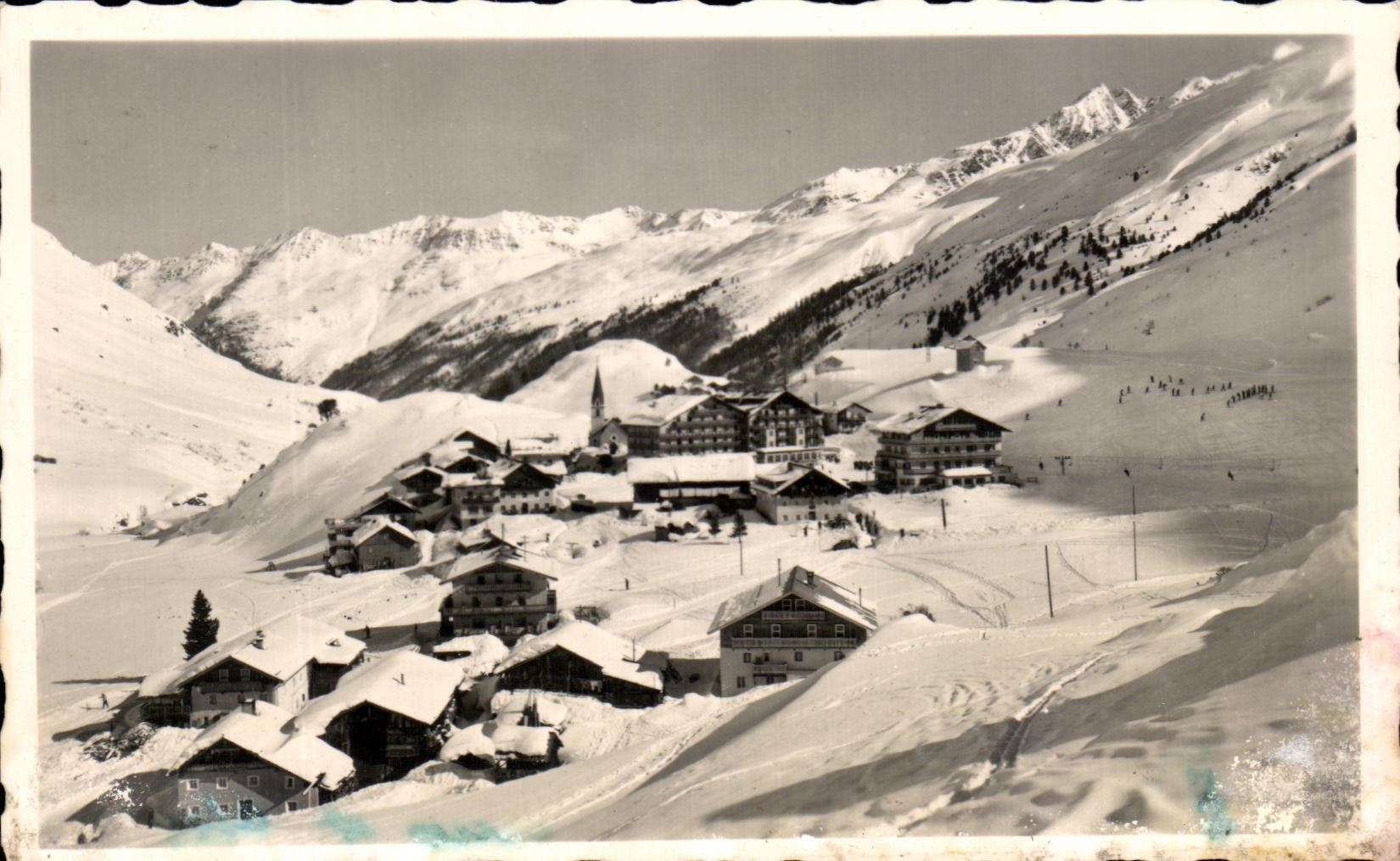 CPA Obergurgl Des Ski Sannenparadies Tirols