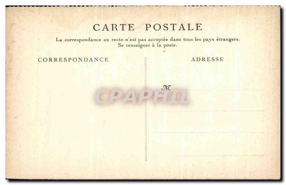 Valenciennes — L'Hôtel de Ville — Cl Boulanger — Verso