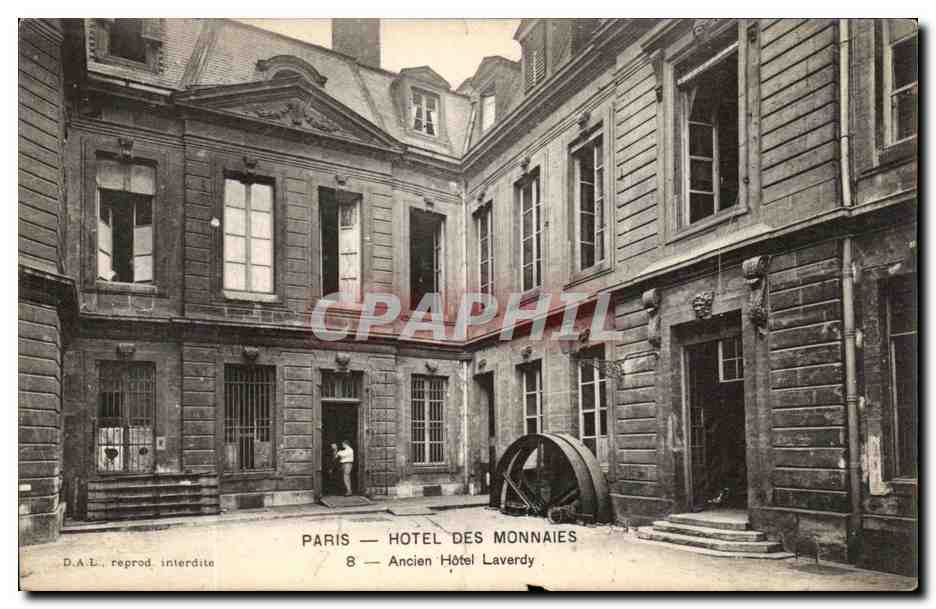 CPA Paris Hotel Des Monnaies Ancien Hotel Laverdy
