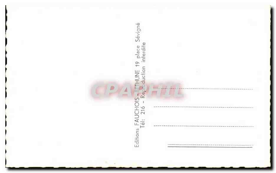 CPA Lille de la Treille Portail St Eubert — Rückseite